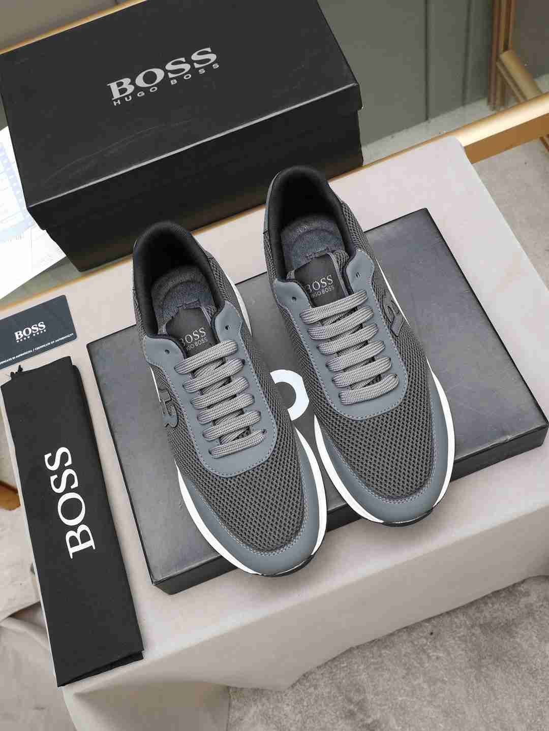 Boss Leather Designer Sneakers Colorway 19 1308240-19