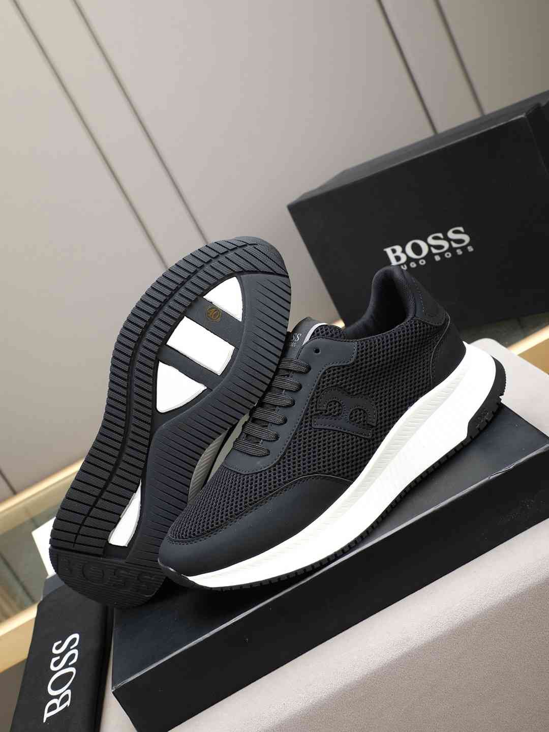 Boss Leather Designer Sneakers Colorway 18 1308240-18
