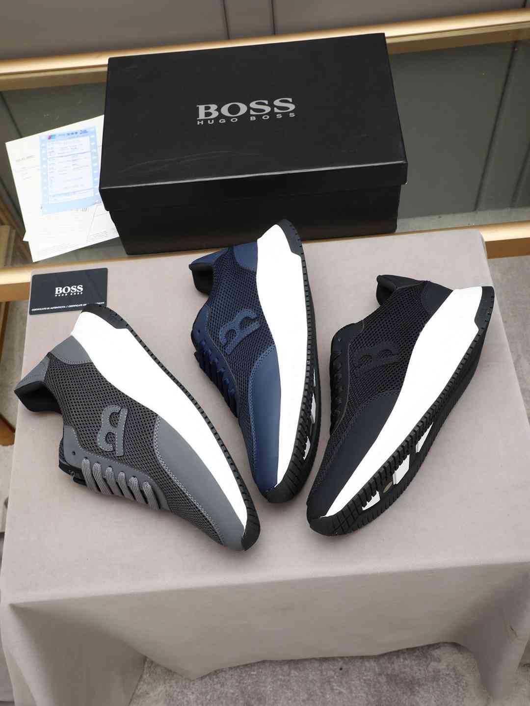Boss Leather Designer Sneakers Colorway 18 1308240-18