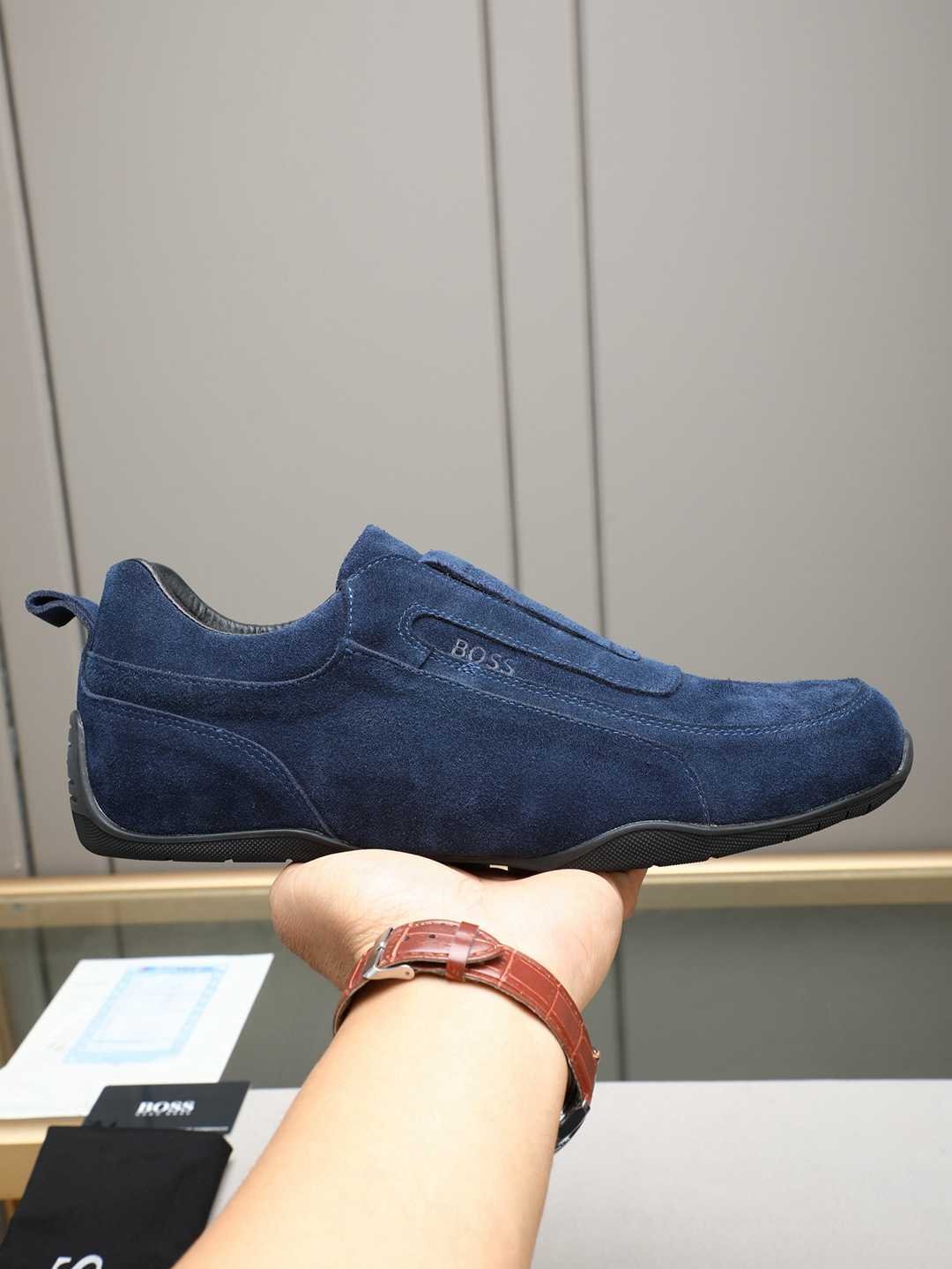 Boss Men's Leather Casual Sneakers Colorway 18 1308250-18