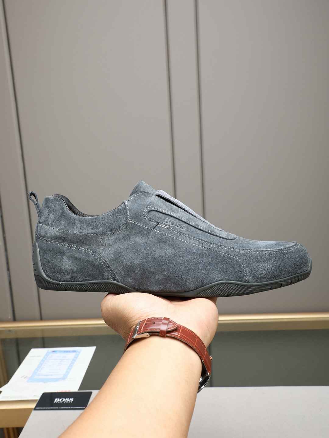 Boss Men's Leather Casual Sneakers Colorway 17 1308250-17