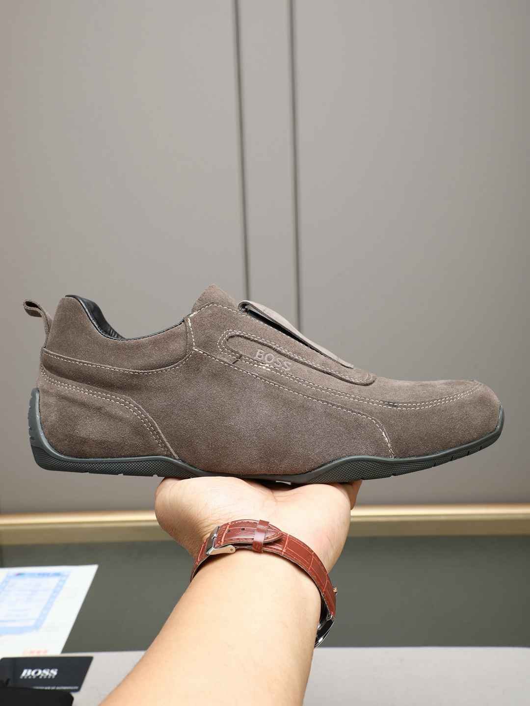 Boss Men's Leather Casual Sneakers Colorway 16 1308250-16