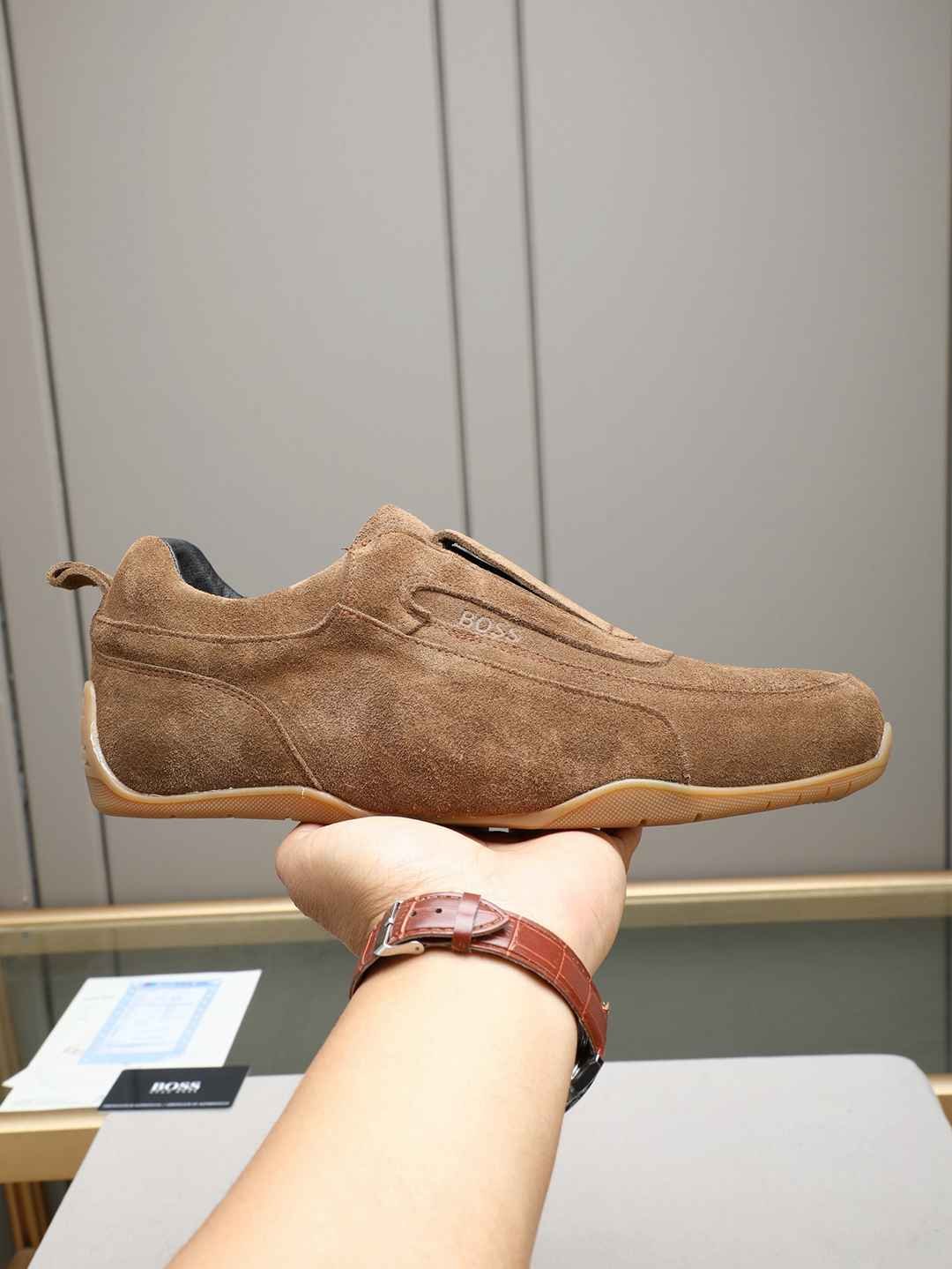 Boss Men's Leather Casual Sneakers Colorway 15 1308250-15