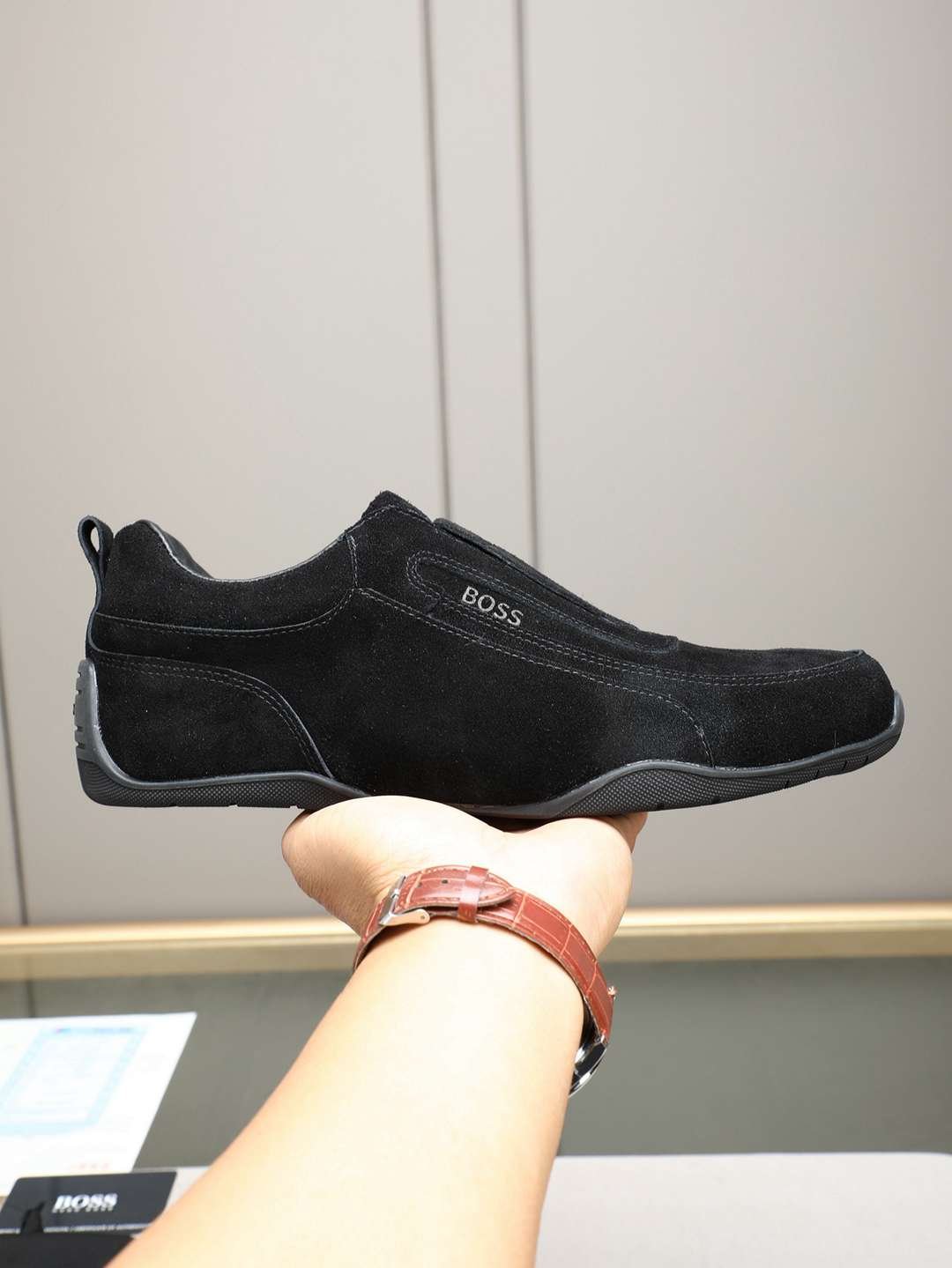 Boss Men's Leather Casual Sneakers Colorway 14 1308250-14