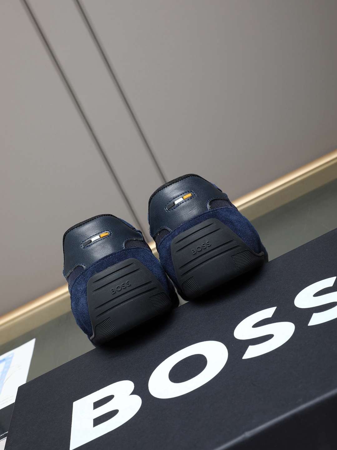 Boss Men’s Leather Casual Sneakers Colorway 12 1308250-12