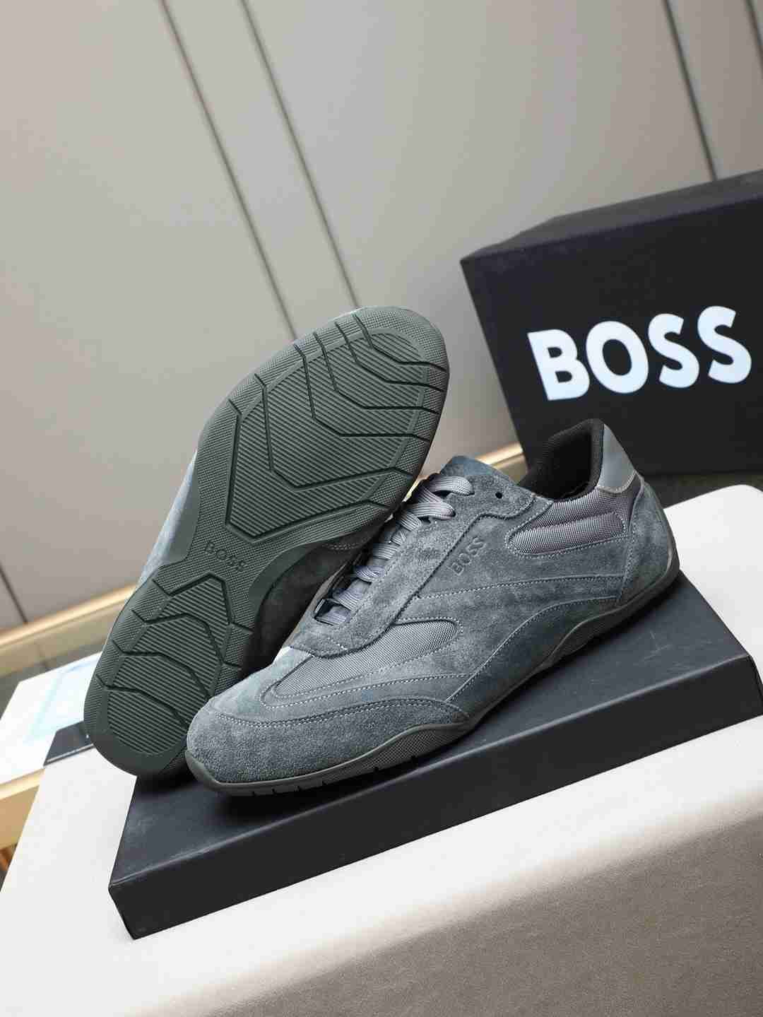 Boss Men’s Leather Casual Sneakers Colorway 10 1308250-10