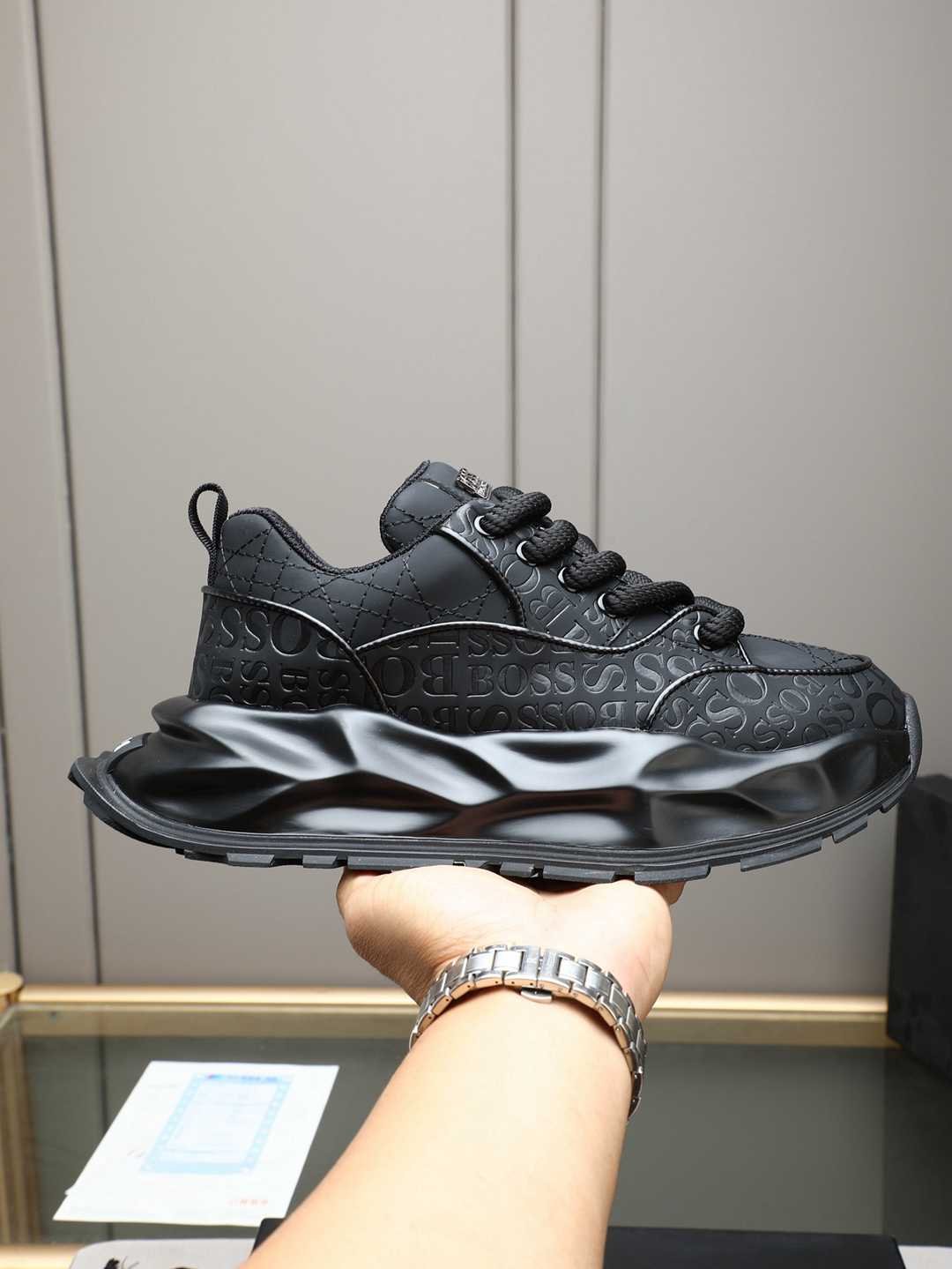 Boss Leather Designer Sneakers 1308310