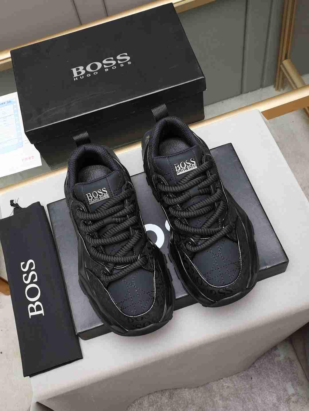 Boss Leather Designer Sneakers 1308310