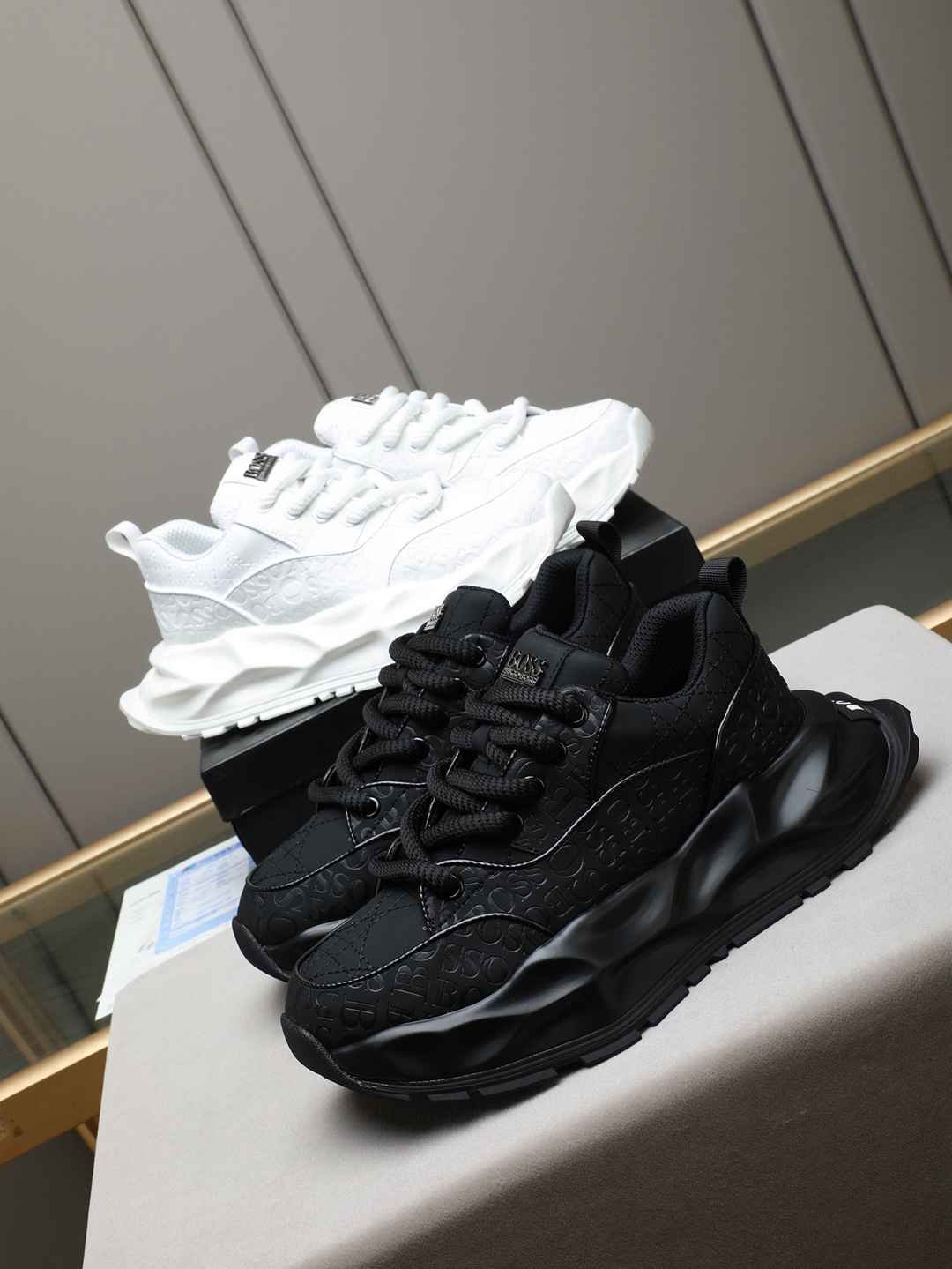 Boss Leather Designer Sneakers 1308310