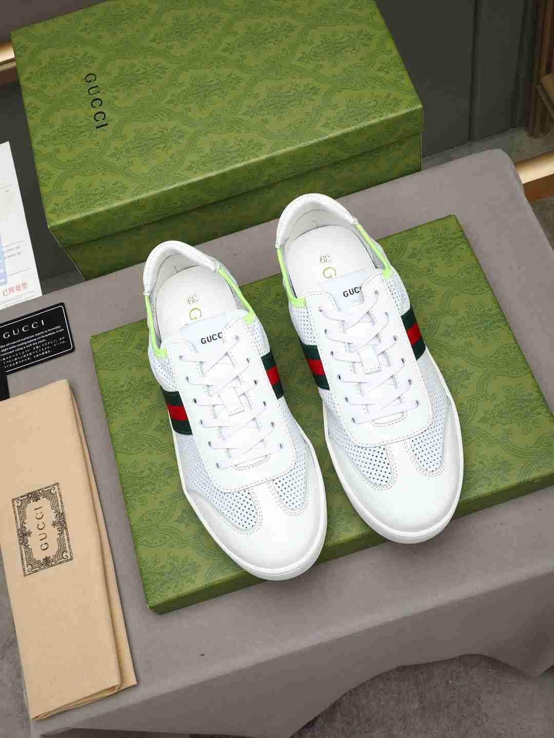 Gucci Leather Court Sneakers Colorway 3 1308230-3
