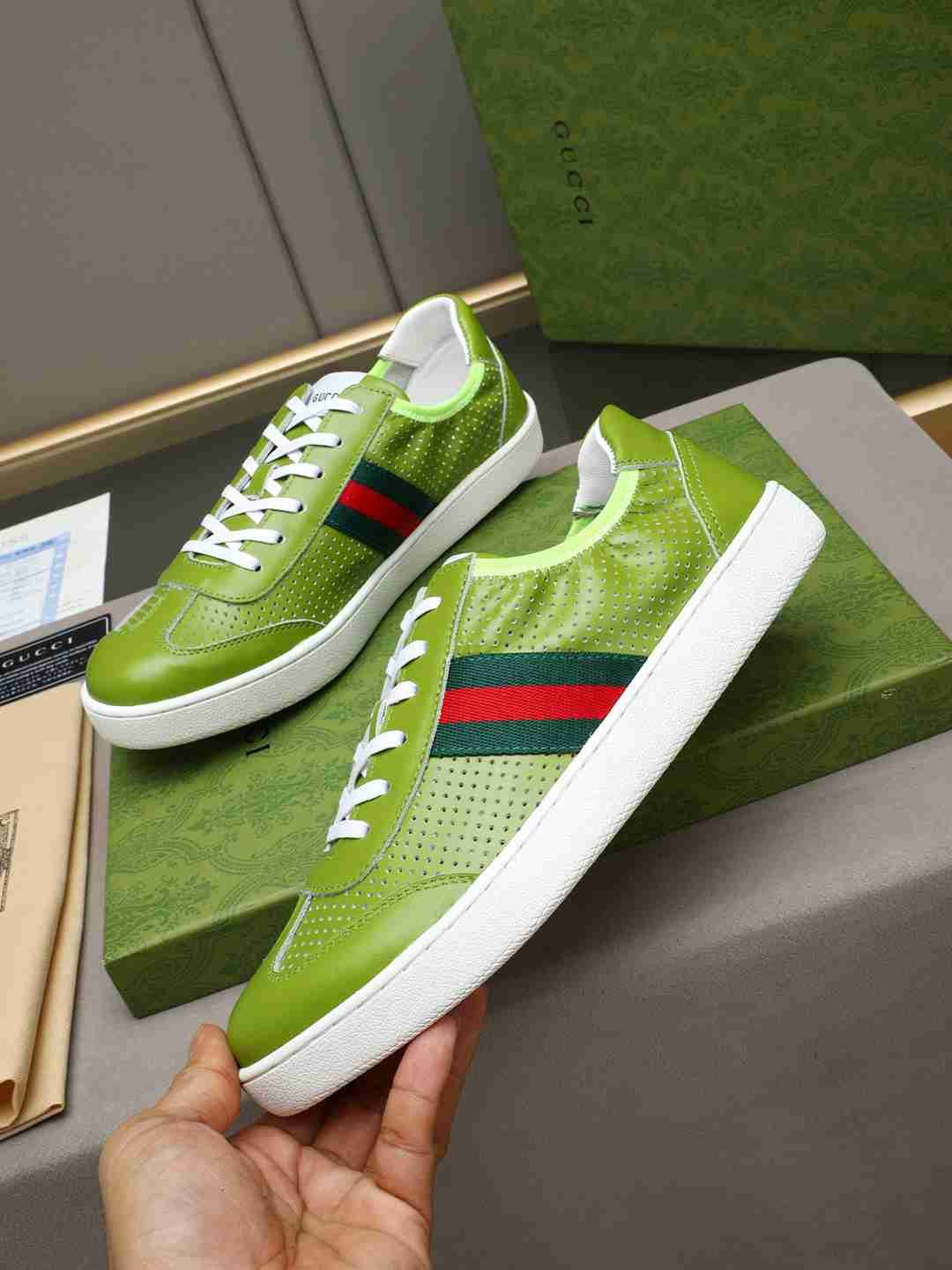 Gucci Leather Court Sneakers 1308230