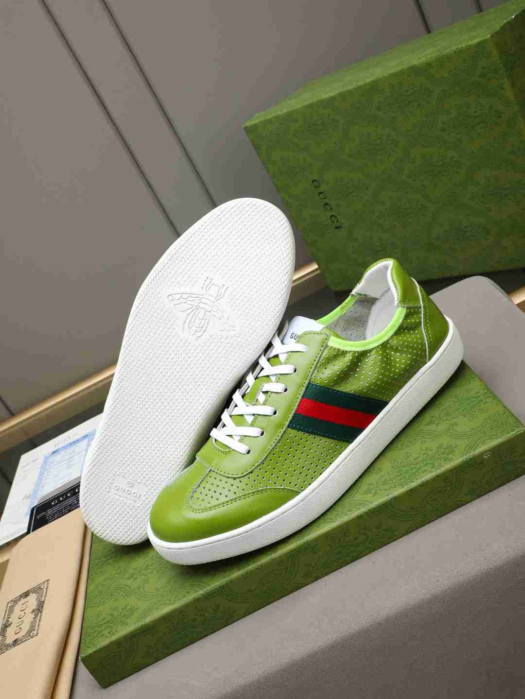 Gucci Leather Court Sneakers 1308230