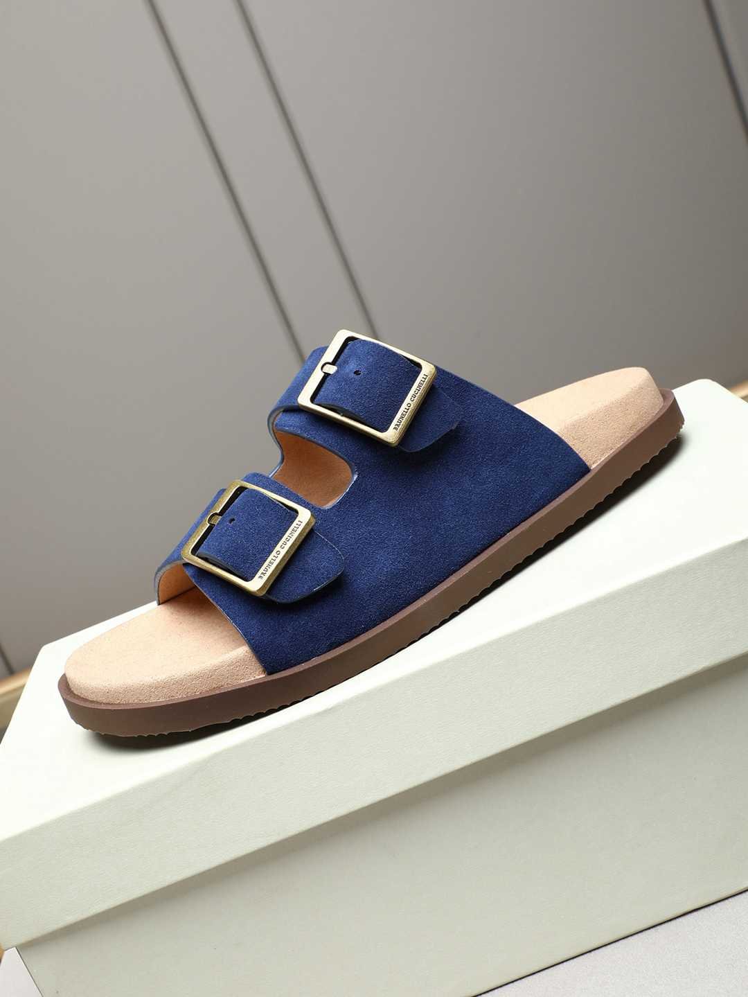 Brunello Cucinelli Men’s Brunello Cucinelli Slides Colorway 8 1308190-8