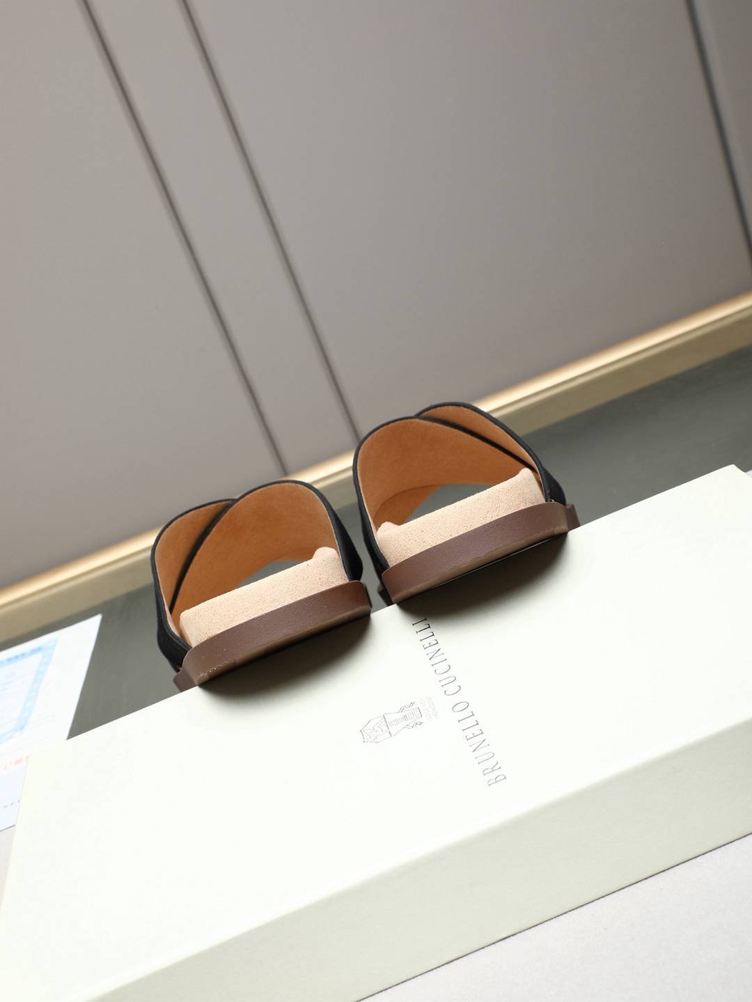 Brunello Cucinelli Men’s Brunello Cucinelli Slides Colorway 31 1308180-31