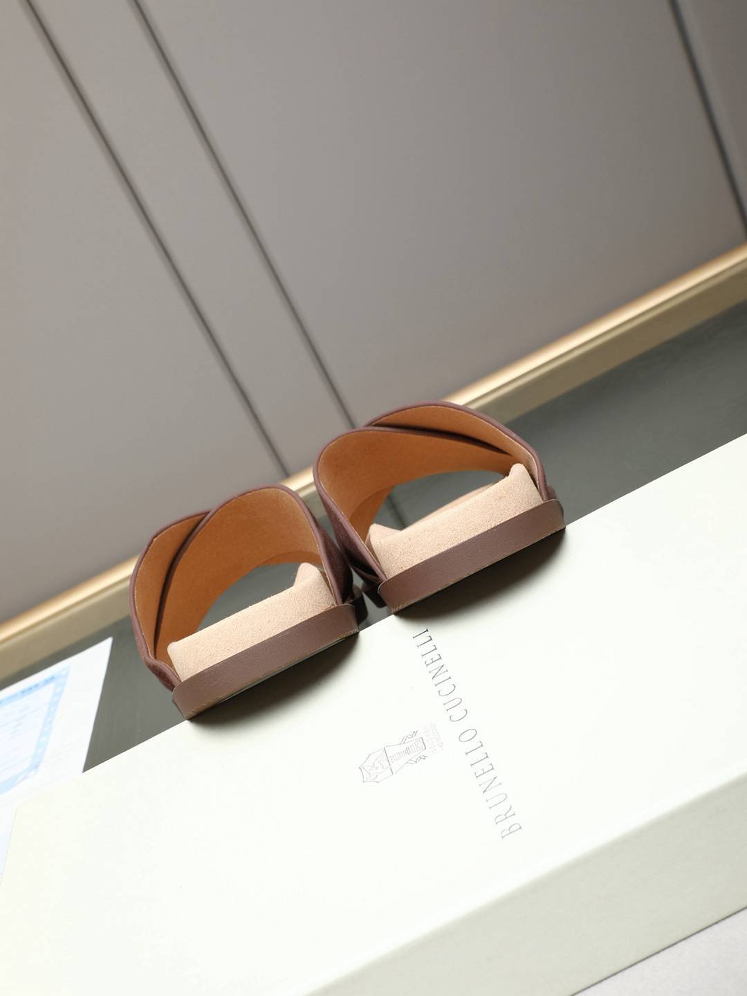 Brunello Cucinelli Men’s Brunello Cucinelli Slides Colorway 30 1308180-30