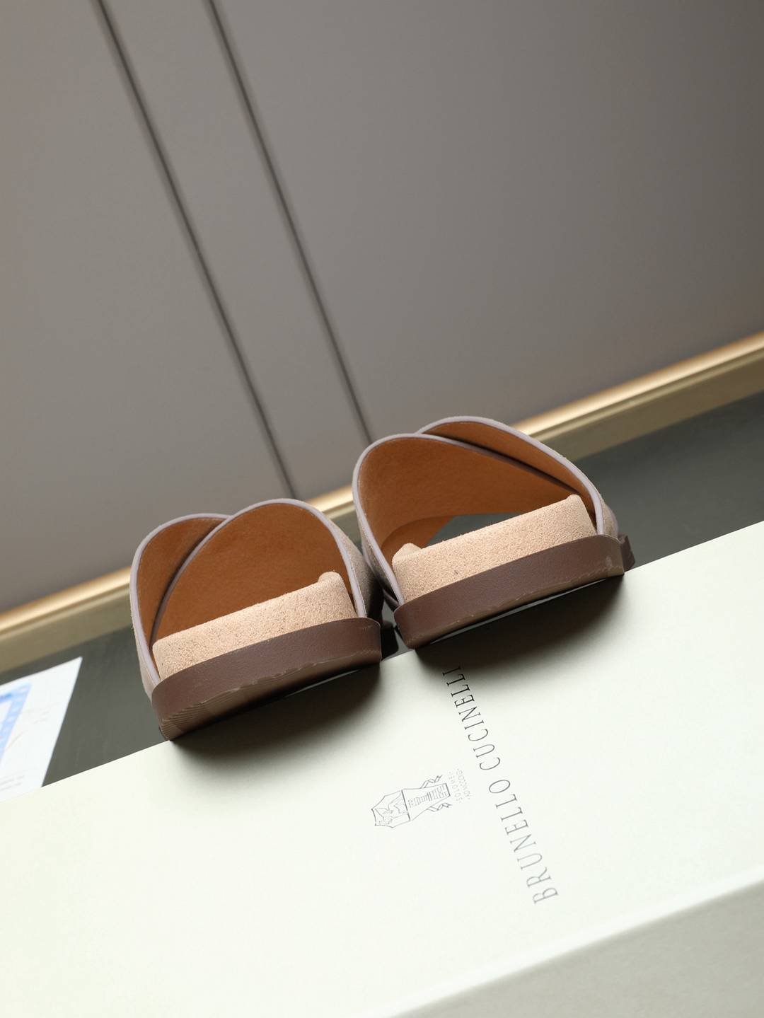 Brunello Cucinelli Men’s Brunello Cucinelli Slides Colorway 29 1308180-29
