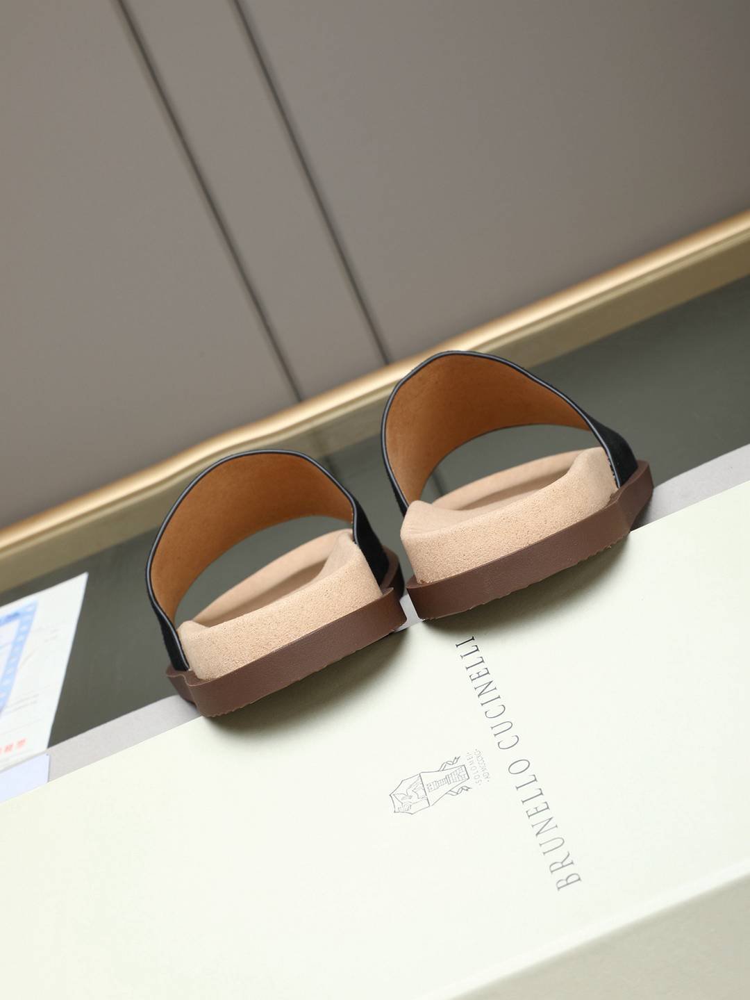 Brunello Cucinelli Men’s Brunello Cucinelli Slides Colorway 28 1308180-28
