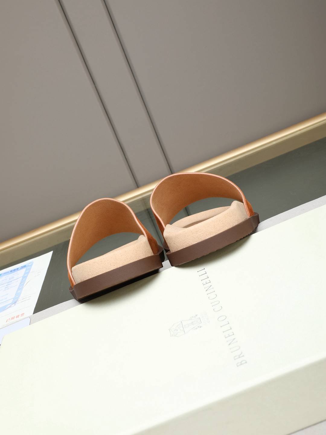 Brunello Cucinelli Men’s Brunello Cucinelli Slides Colorway 27 1308180-27