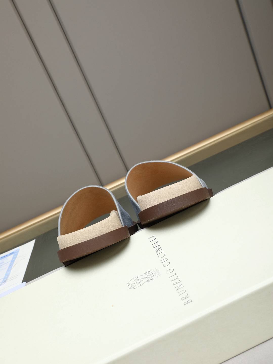 Brunello Cucinelli Men’s Brunello Cucinelli Slides Colorway 25 1308180-25