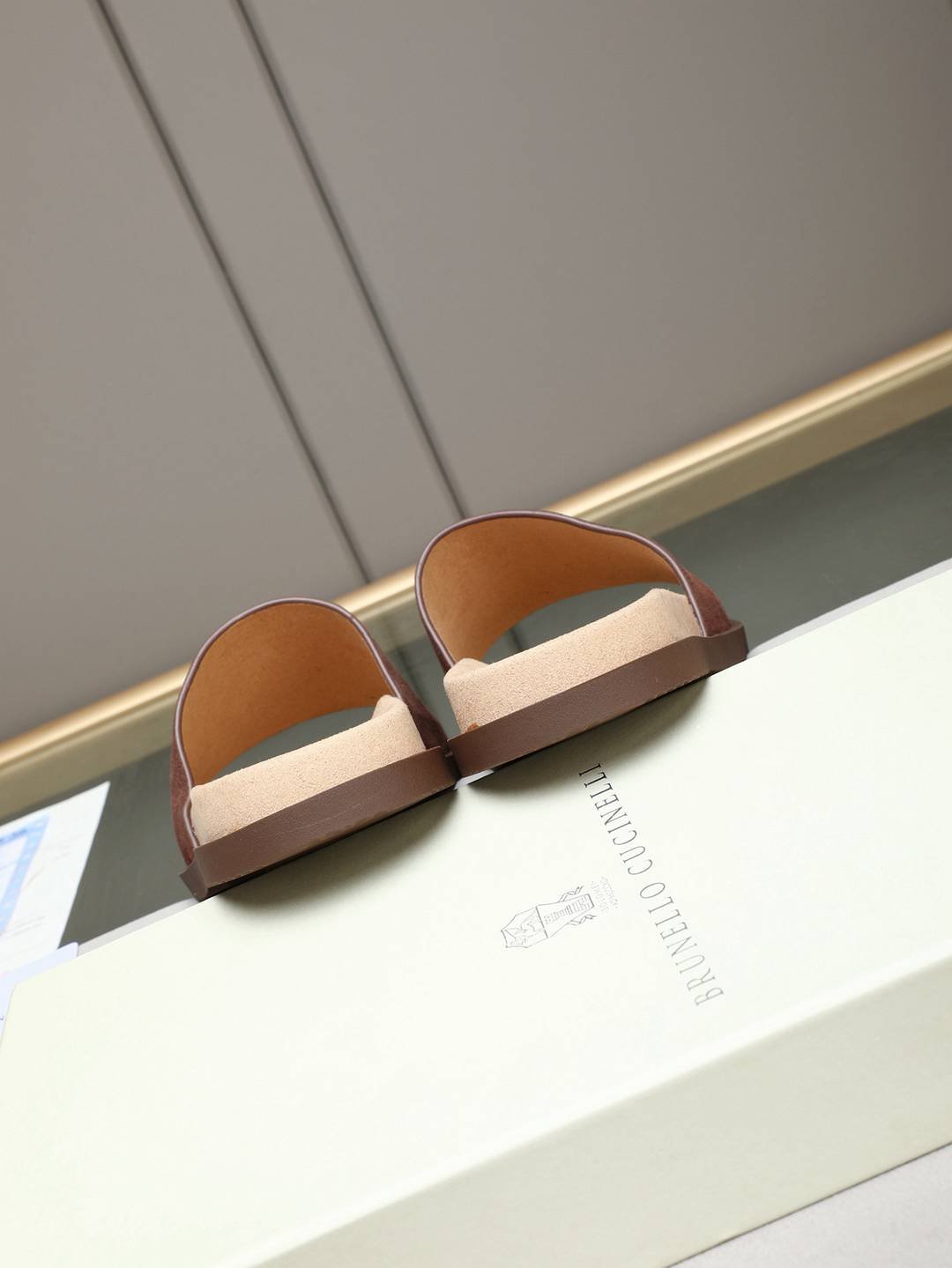Brunello Cucinelli Men’s Brunello Cucinelli Slides Colorway 24 1308180-24