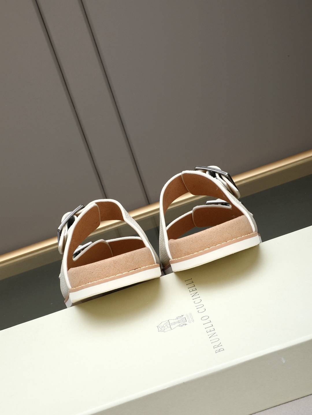 Brunello Cucinelli Men’s Brunello Cucinelli Slides Colorway 6 1308190-6