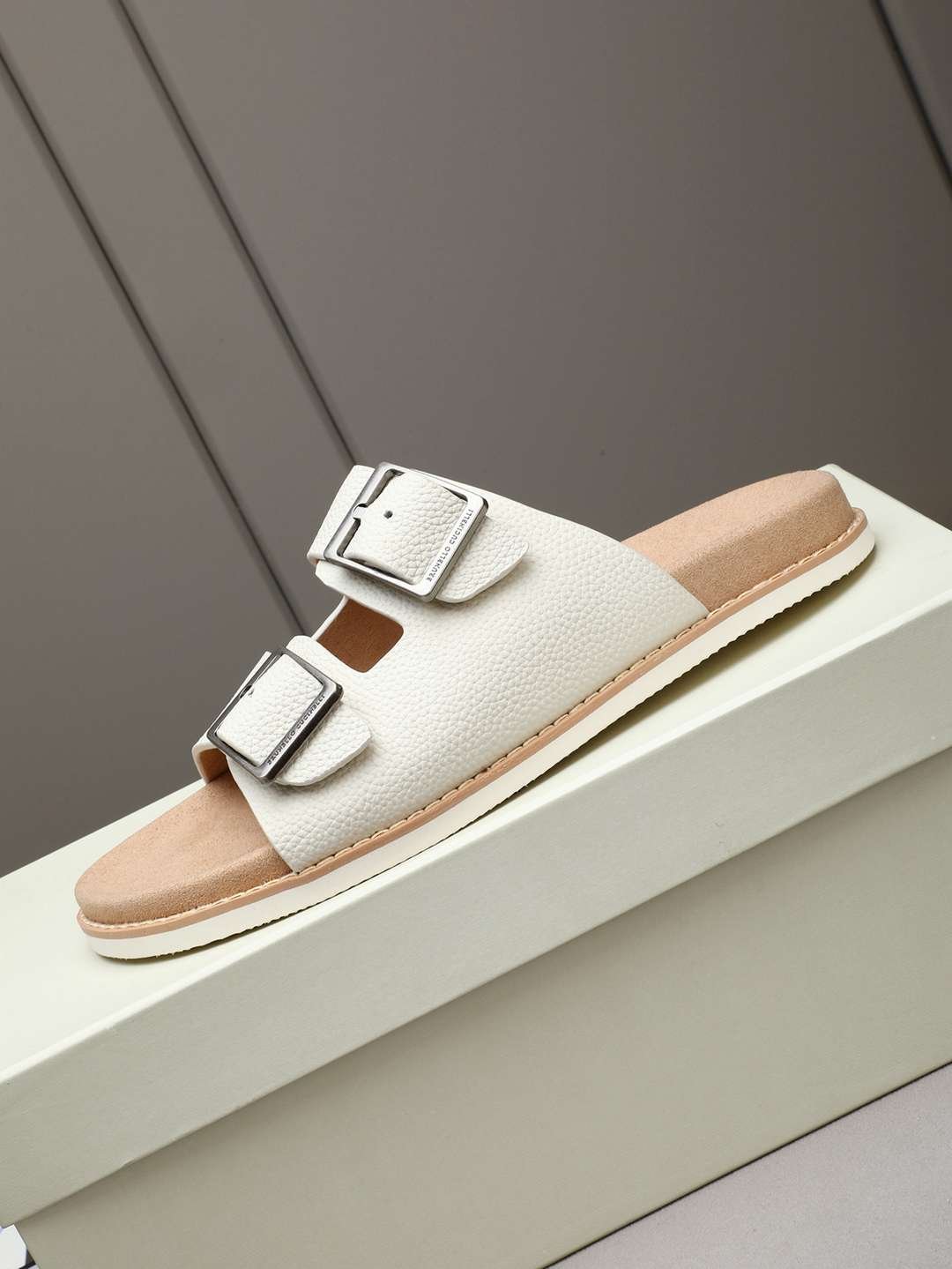 Brunello Cucinelli Men’s Brunello Cucinelli Slides Colorway 6 1308190-6