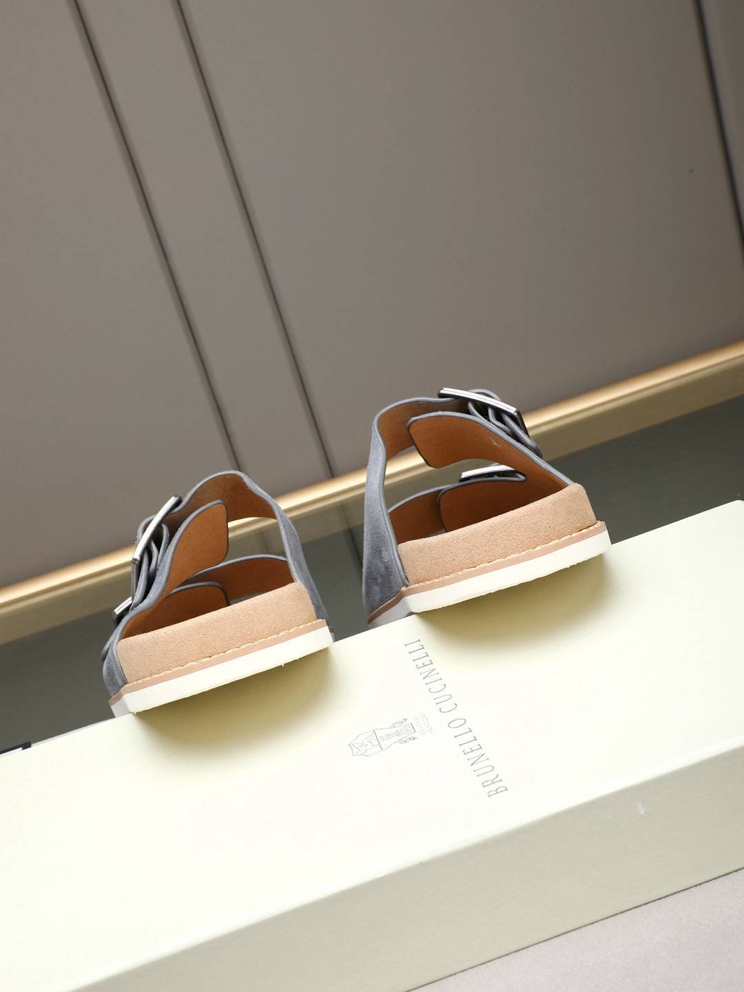 Brunello Cucinelli Men’s Brunello Cucinelli Slides Colorway 4 1308190-4