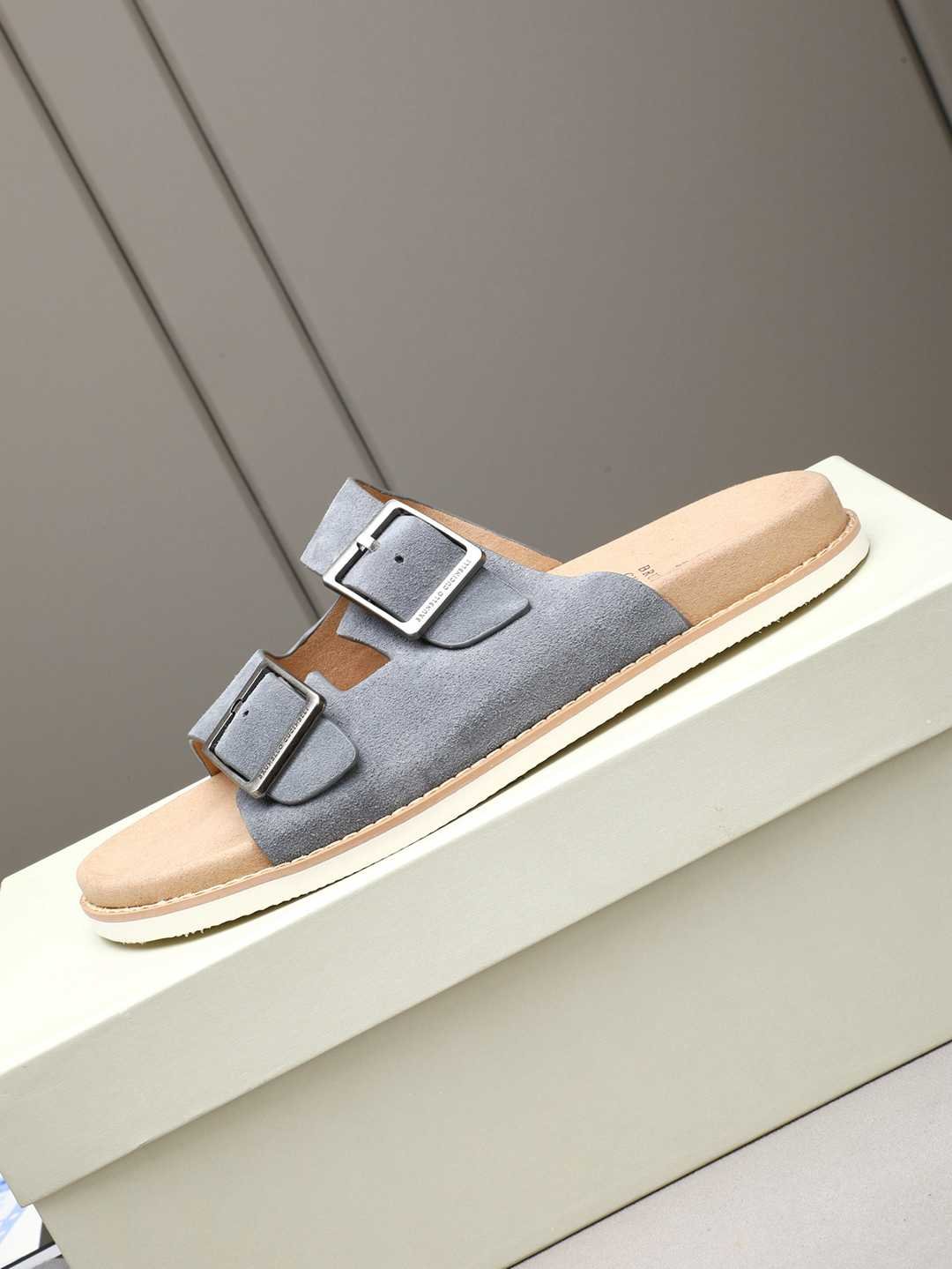 Brunello Cucinelli Men’s Brunello Cucinelli Slides Colorway 4 1308190-4