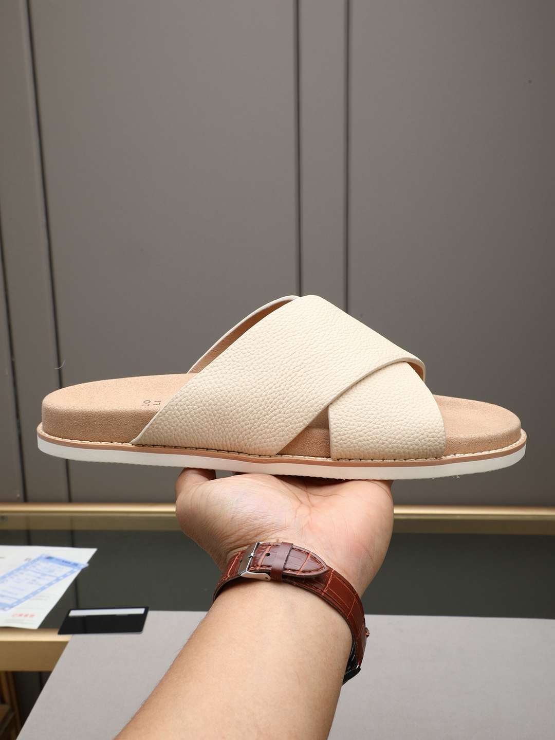 Brunello Cucinelli Men's Brunello Cucinelli Slides Colorway 21 1308180-21