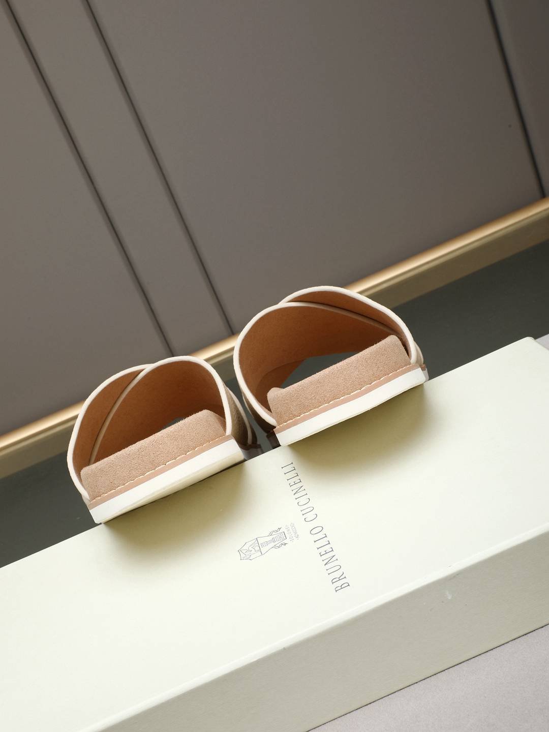 Brunello Cucinelli Men’s Brunello Cucinelli Slides Colorway 21 1308180-21
