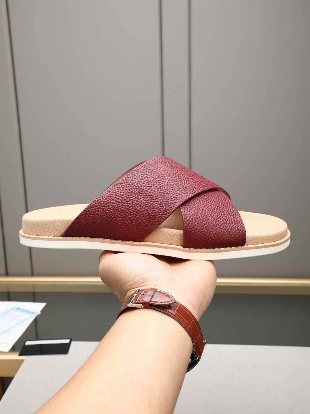 Brunello Cucinelli Men's Brunello Cucinelli Slides Colorway 19 1308180-19