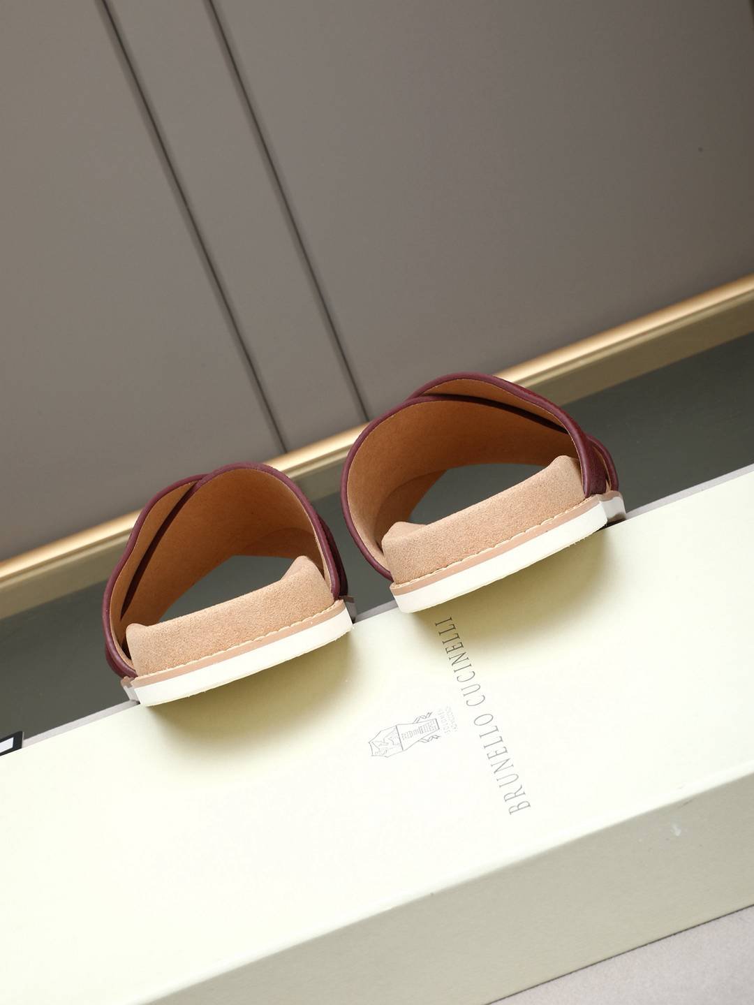 Brunello Cucinelli Men’s Brunello Cucinelli Slides Colorway 19 1308180-19
