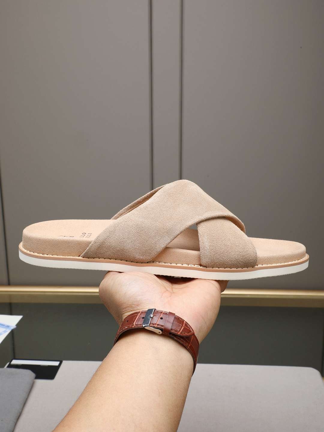 Brunello Cucinelli Men's Brunello Cucinelli Slides Colorway 14 1308180-14