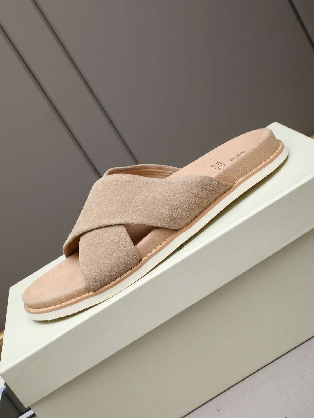 Brunello Cucinelli Men’s Brunello Cucinelli Slides Colorway 14 1308180-14