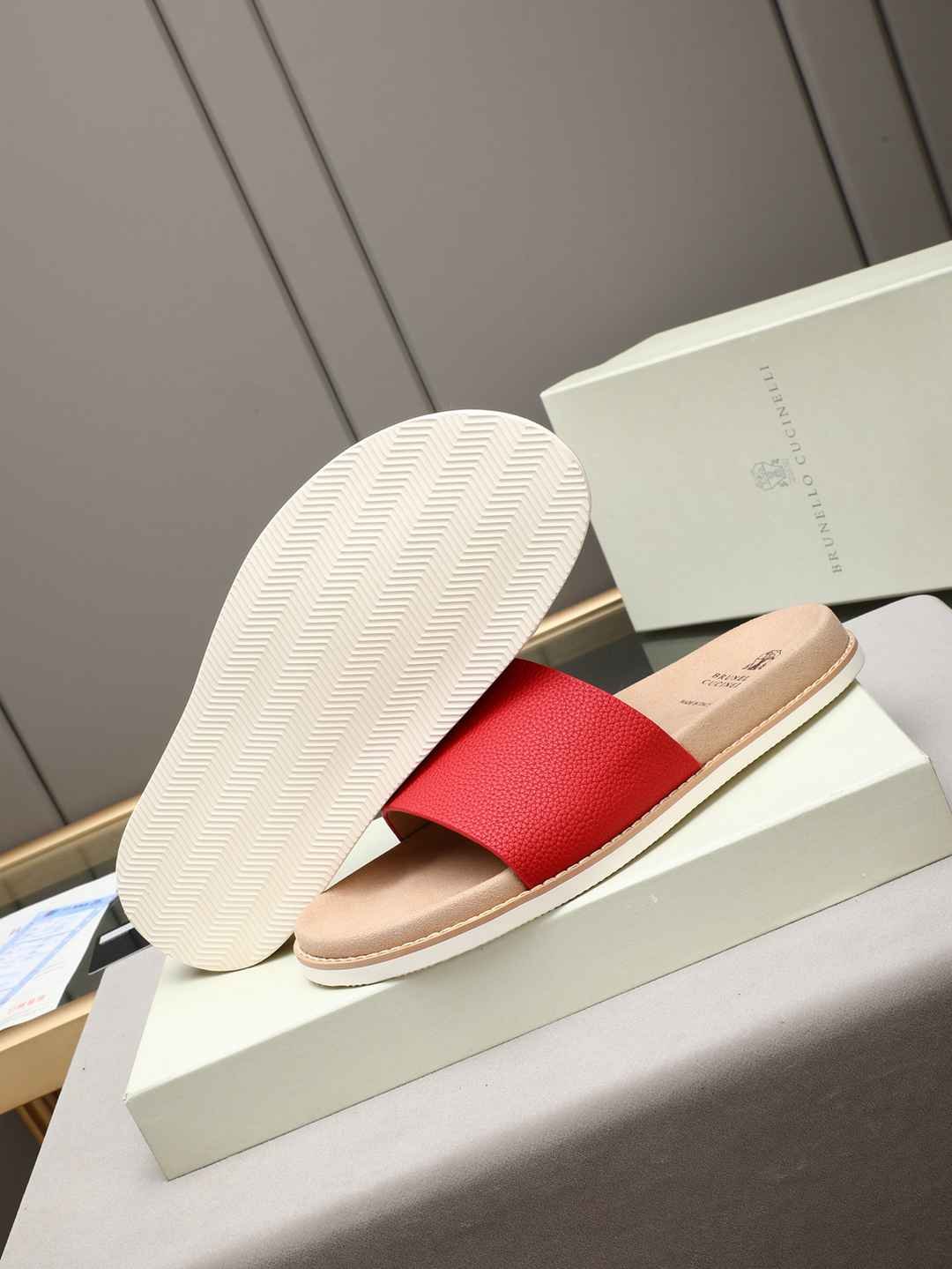 Brunello Cucinelli Men’s Brunello Cucinelli Slides Colorway 9 1308180-9