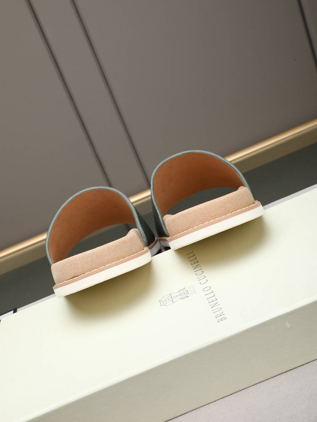 Brunello Cucinelli Men’s Brunello Cucinelli Slides Colorway 7 1308180-7