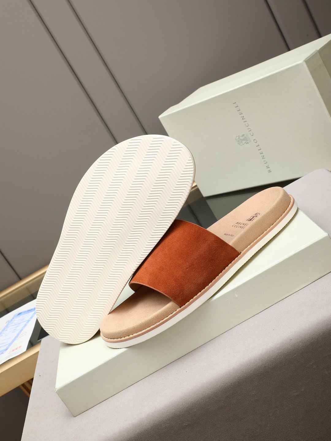 Men’s Sandals & Slides Men’s Brunello Cucinelli Slides Colorway 5 1308180-5
