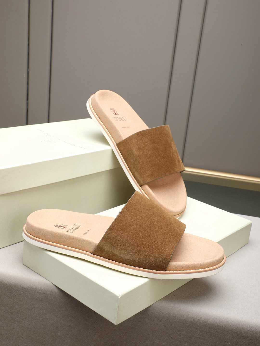 Brunello Cucinelli Men’s Brunello Cucinelli Slides Colorway 4 1308180-4