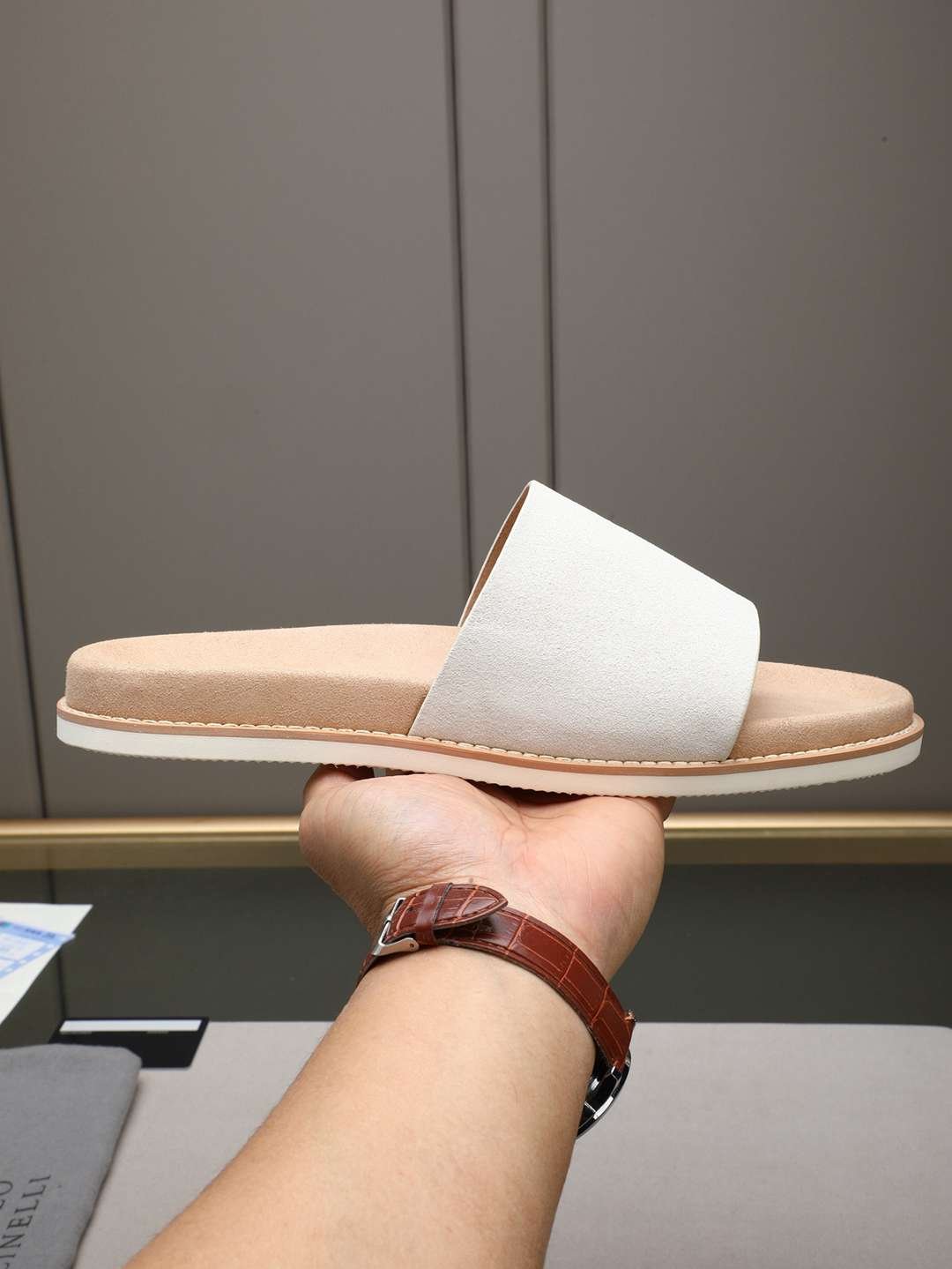 Brunello Cucinelli Men's Brunello Cucinelli Slides Colorway 2 1308180-2