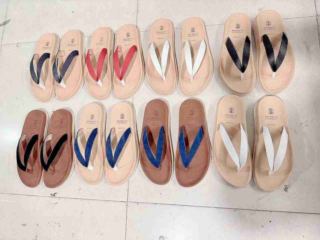 Men’s Sandals & Slides Men’s Brunello Cucinelli Slides Colorway 7 1308170-7