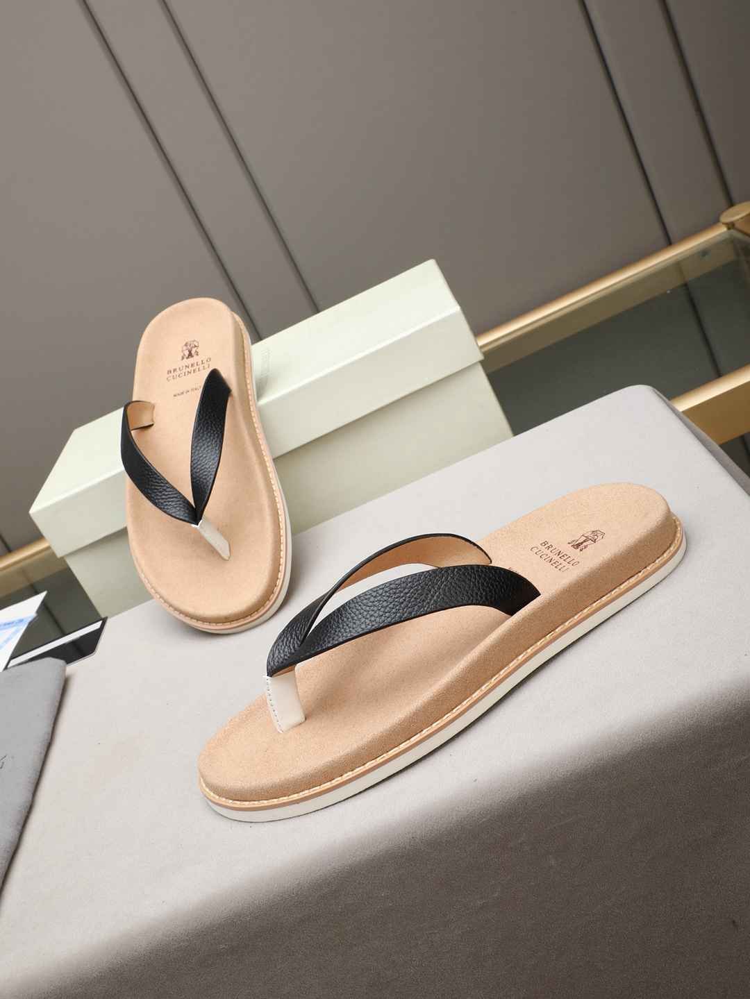 Men’s Sandals & Slides Men’s Brunello Cucinelli Slides Colorway 6 1308170-6