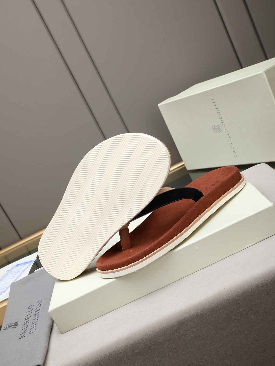 Brunello Cucinelli Men’s Brunello Cucinelli Slides Colorway 5 1308170-5