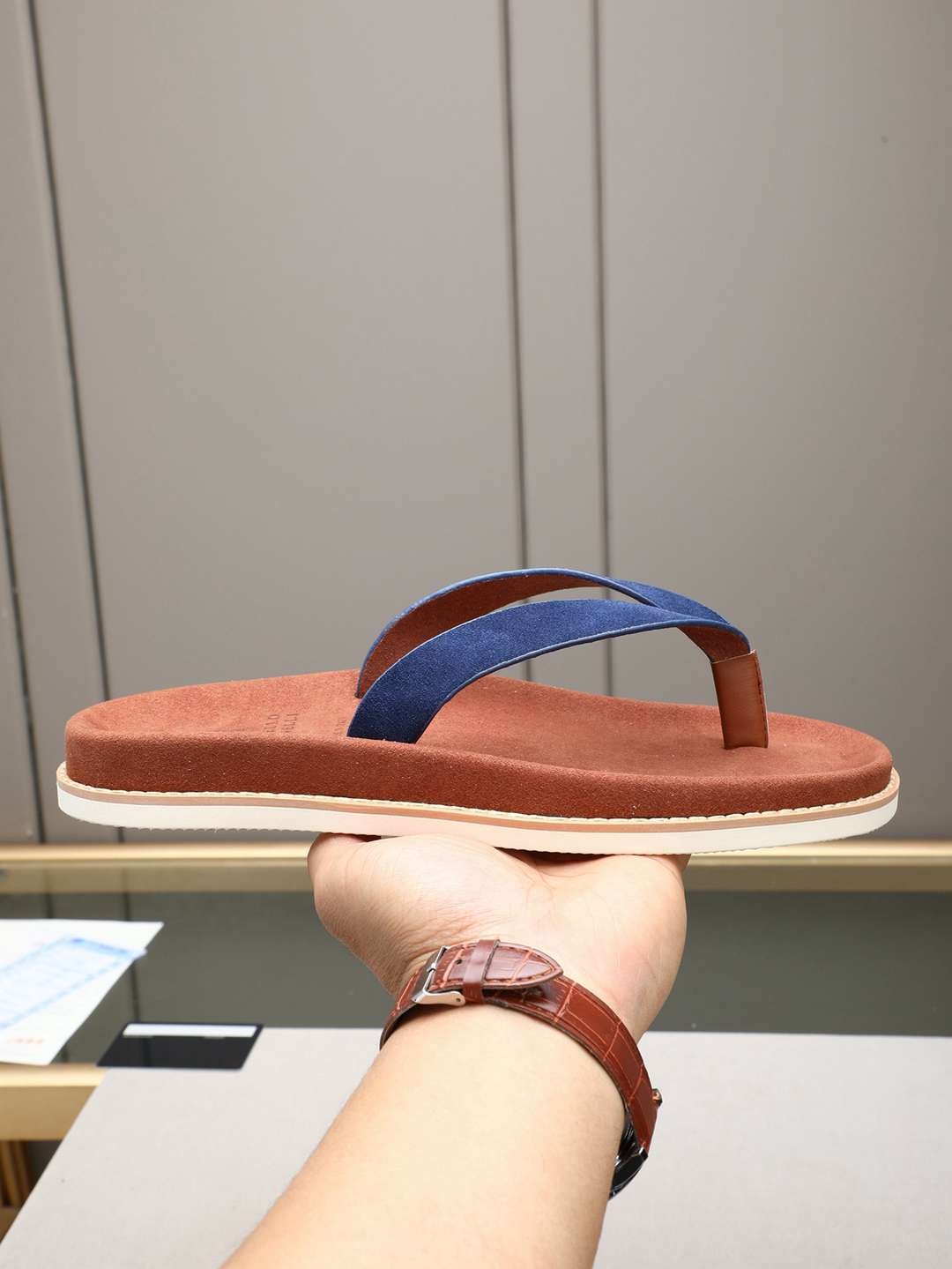 Brunello Cucinelli Men's Brunello Cucinelli Slides Colorway 4 1308170-4