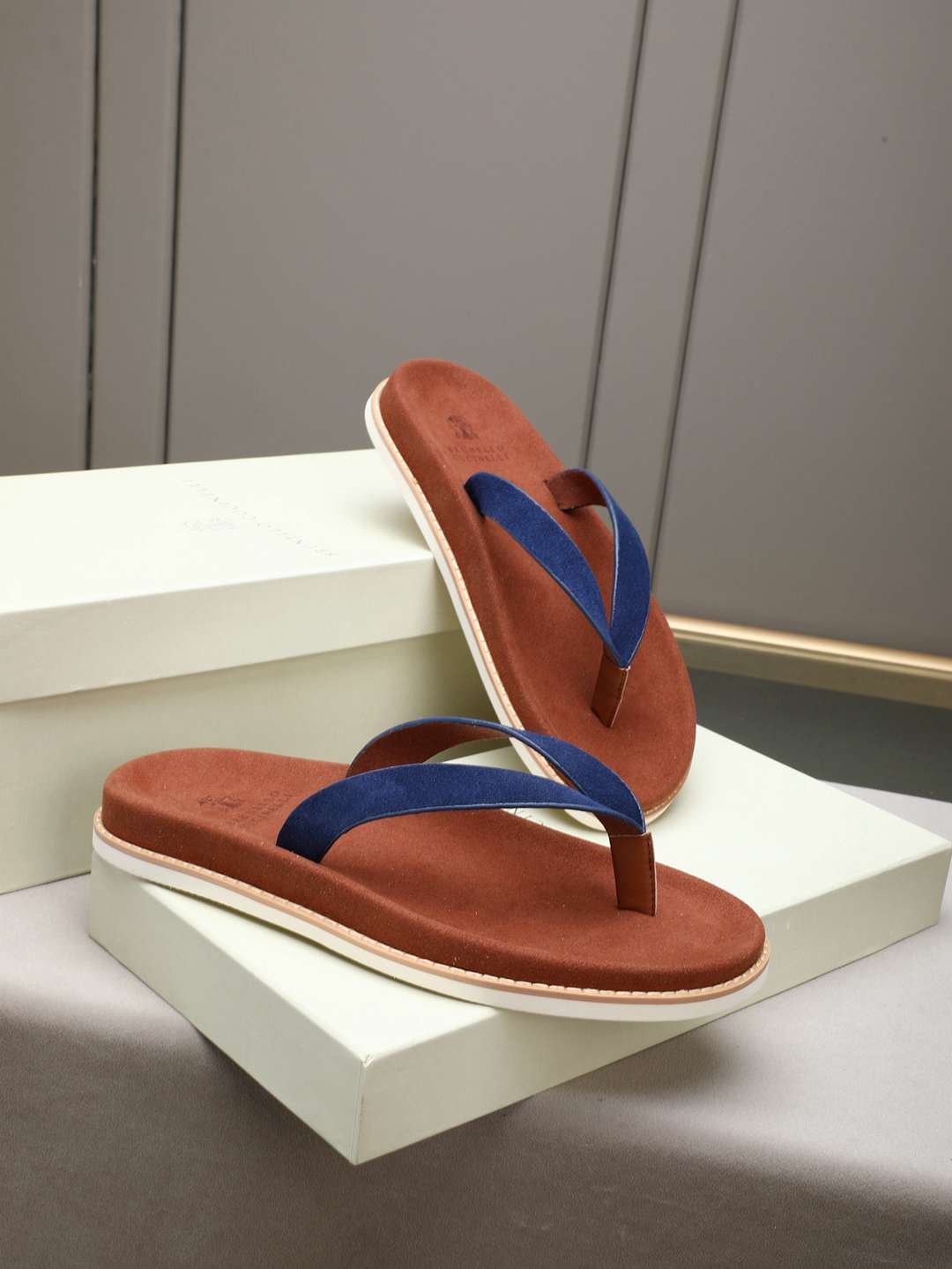 Brunello Cucinelli Men’s Brunello Cucinelli Slides Colorway 4 1308170-4
