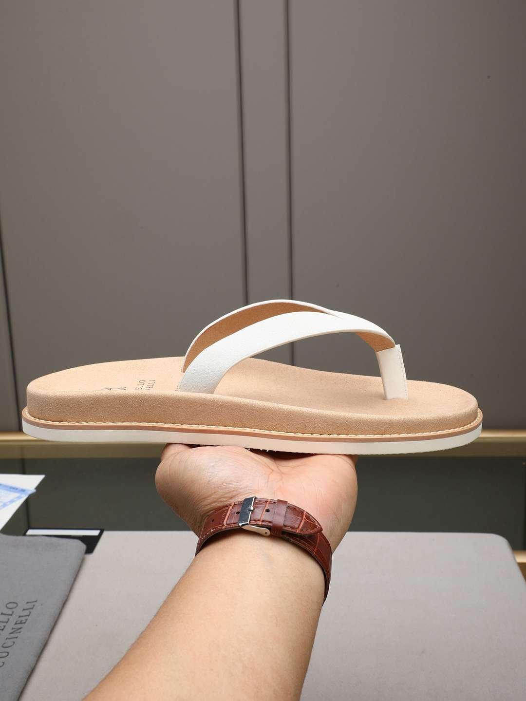Brunello Cucinelli Men's Brunello Cucinelli Slides Colorway 3 1308170-3
