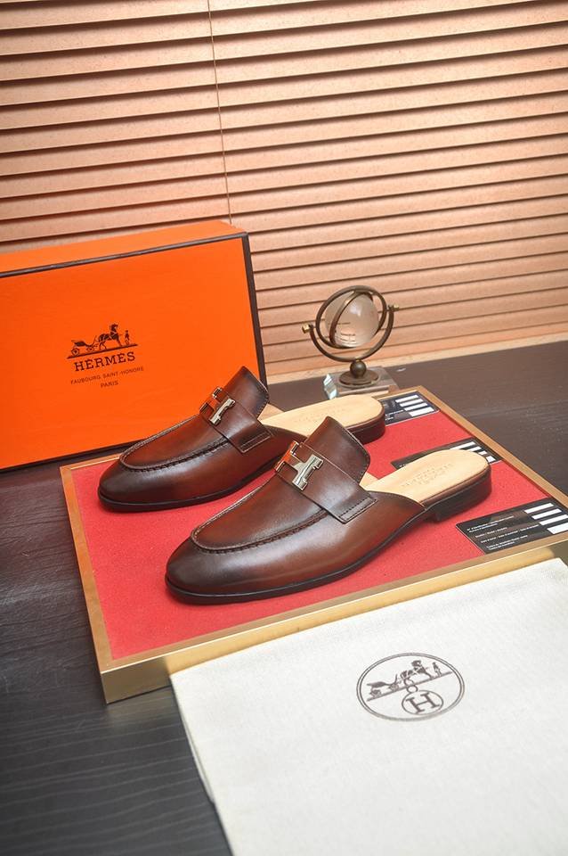Hermes Men’s Leather Sandals Colorway 5 1133260-5