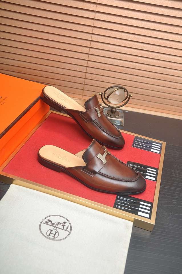 Hermes Men’s Leather Sandals Colorway 5 1133260-5
