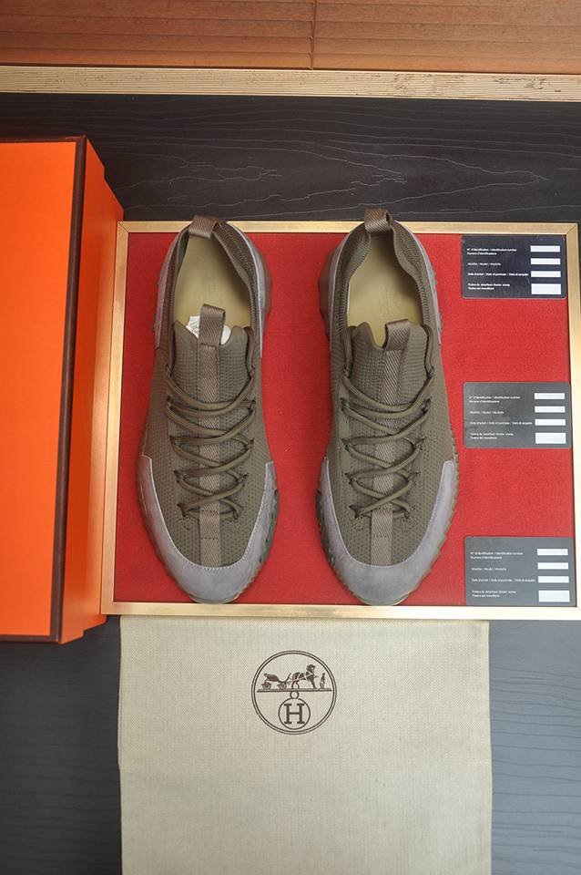 Hermes Leather Sneakers Colorway 21 1133320-21