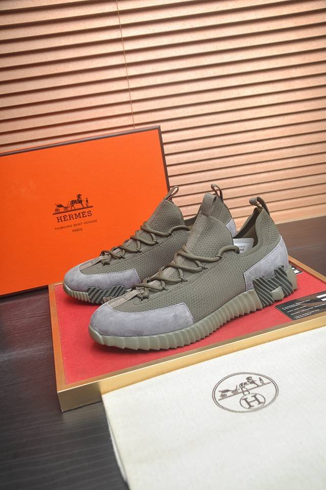 Hermes Leather Sneakers Colorway 21 1133320-21