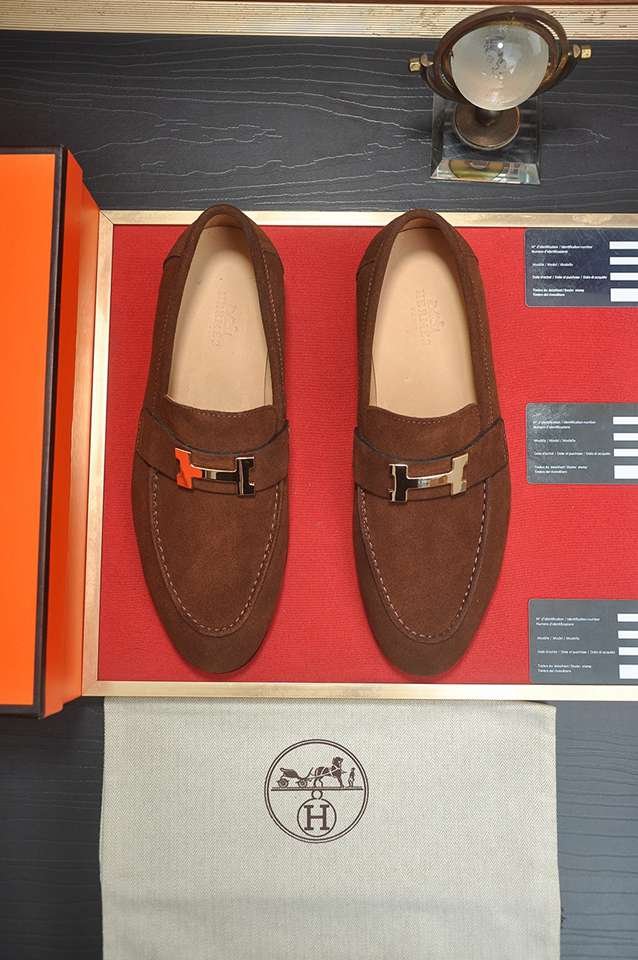 Hermes Men's Leather Dress Shoes Colorway 3 1133280-3